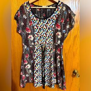 LUSH‎ Anthropology dress size small draw string at waist